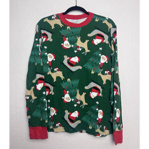 Carter's Adult XL Christmas Pajama Set Long Sleeve Long Pants Sleepwear Santa